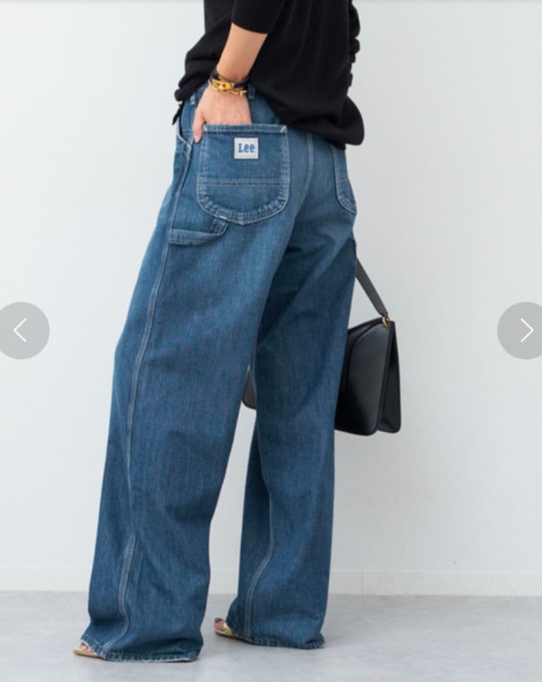 ★裾上げ Deuxieme Classe Lee 別注 ペインターデニム 34