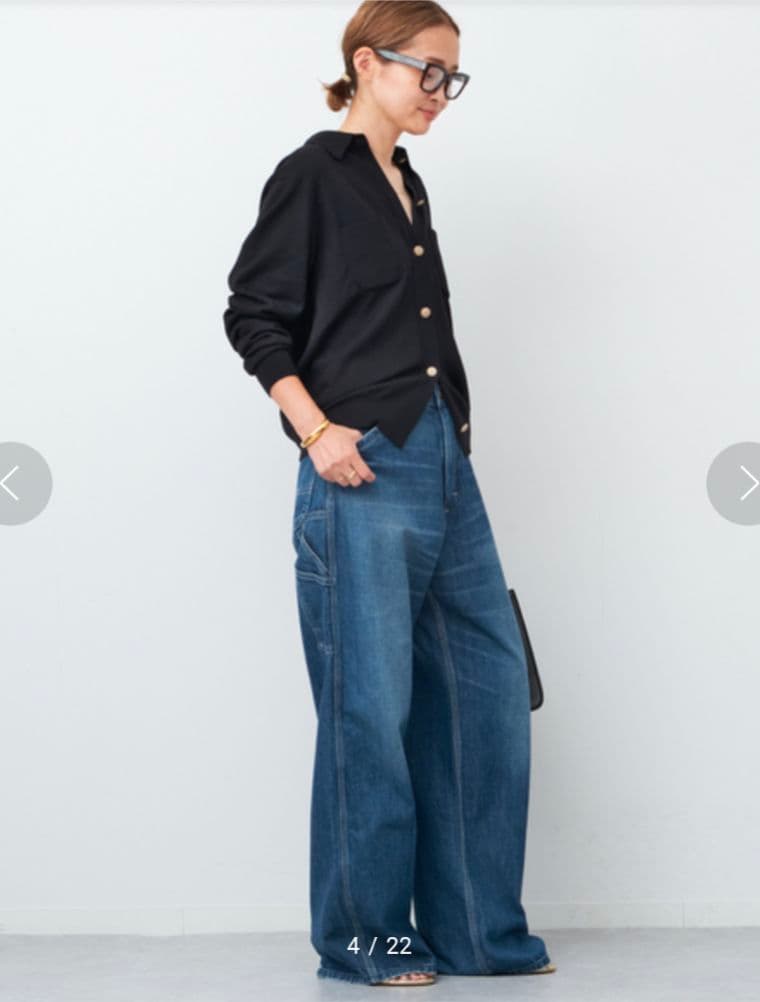 ★裾上げ Deuxieme Classe Lee 別注 ペインターデニム 34