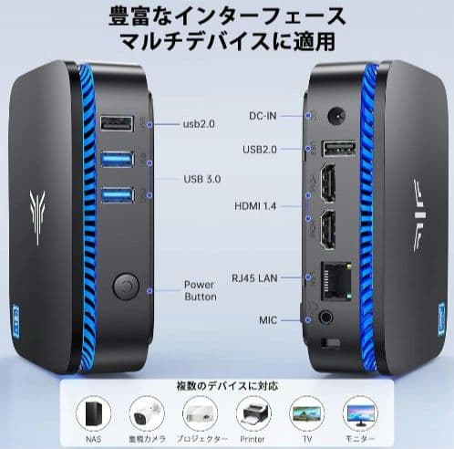 SSD1TB増設済み＊ミニPC n5105＊windows11/8GB128GB