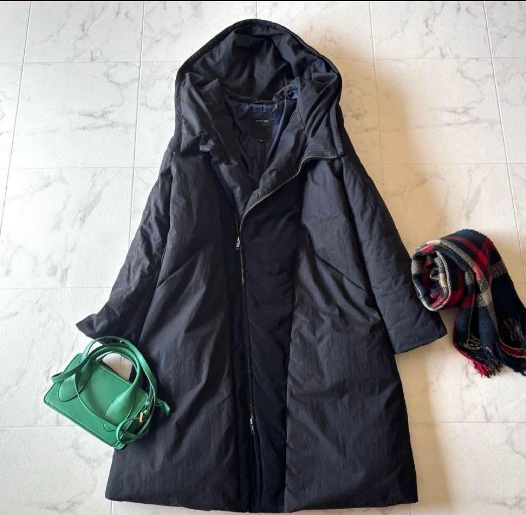 美品⭐︎パドカレ pasdecalais フード付き ダウンコート ダブルジップ