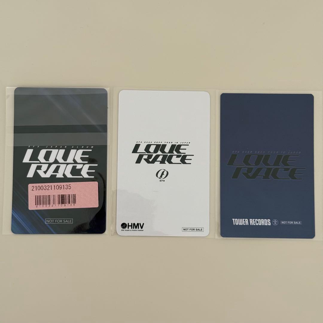 SF9 JAPAN ALBUM LOVE RACE リリイベ　テヤン