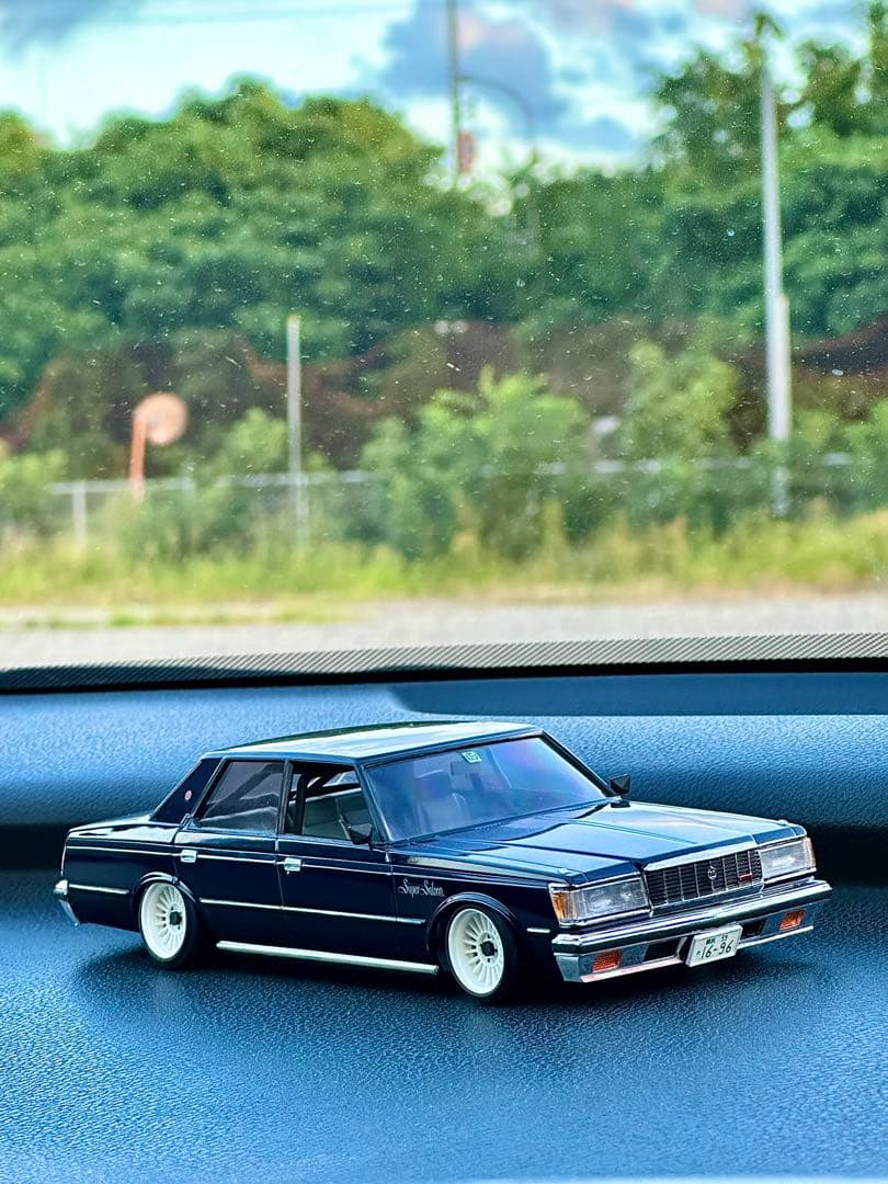 【完成品】フジミ•MS110 クラウン2000ターボ　インチアップハの字箱絵仕様