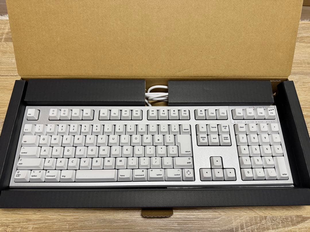【美品】キーボード REALFORCE for Mac R2SA-JP3M-WH