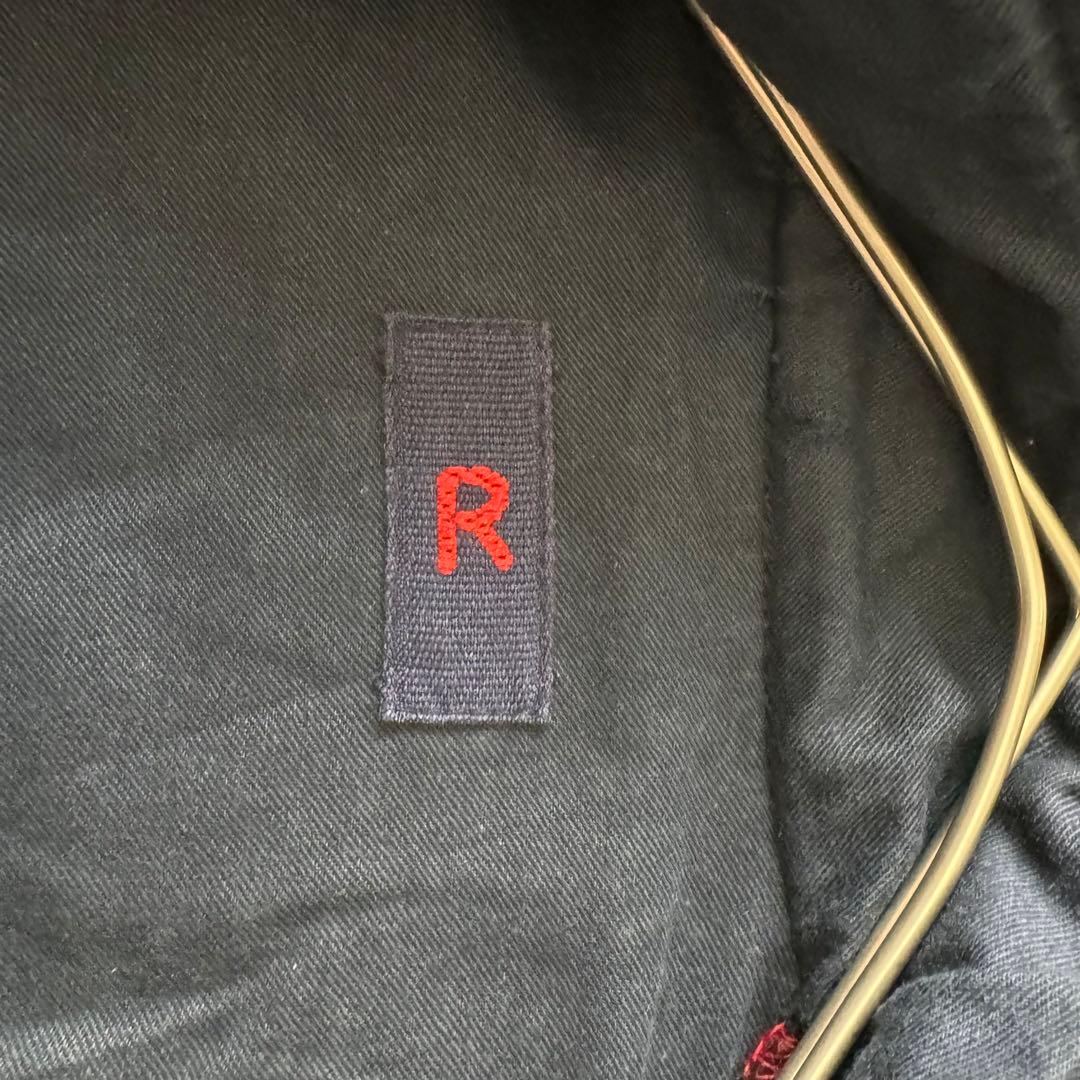 【45rpm】ダッフルコート　アンゴラ混　ショート丈　サイズ3 ネイビー