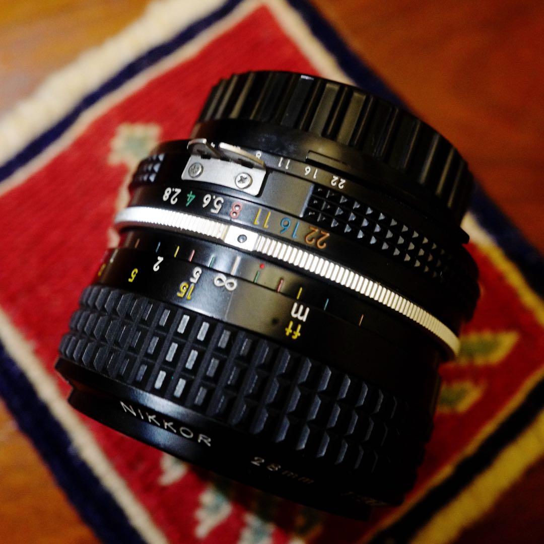 【極美品】NIKKOR 28mm F2.8 レンズ