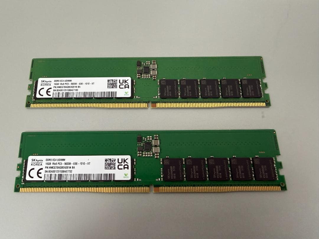 【32GB】SK hynix DDR5 16GB×2 PC5-5600