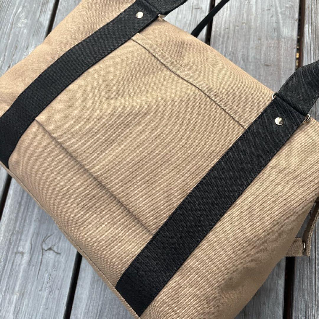 大容量ファスナートート【倉敷帆布】