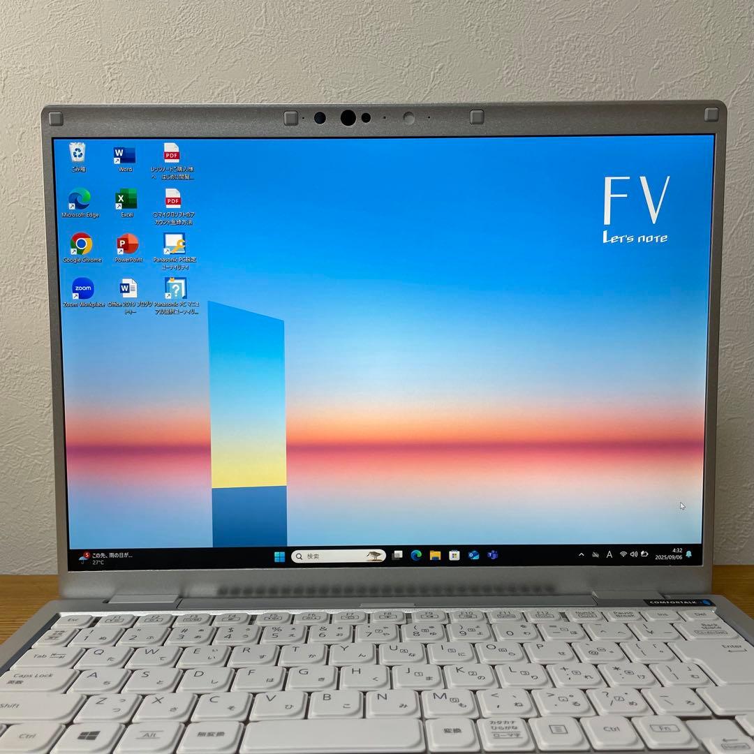 レッツノートCF-FV1/Core i5/メモリ16GB/SSD/Office