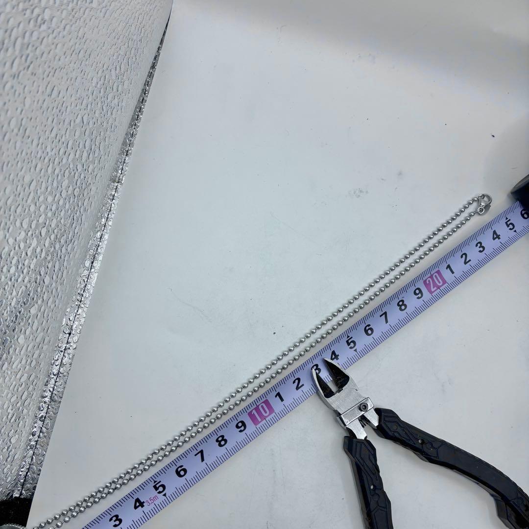 ティファニー ドッグタグ エッジ ネックレス 50cm ボールチェーン