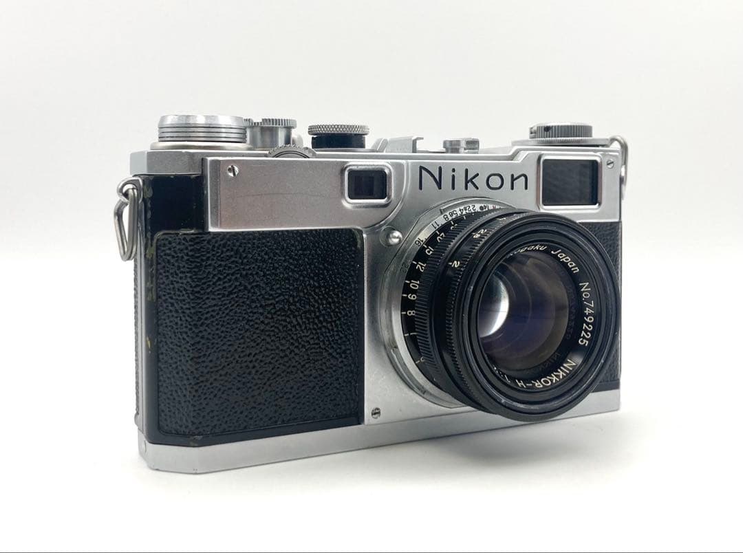 【完動品 美品】Nikon S2 後期 ブラックダイヤル NIKKOR-H F2