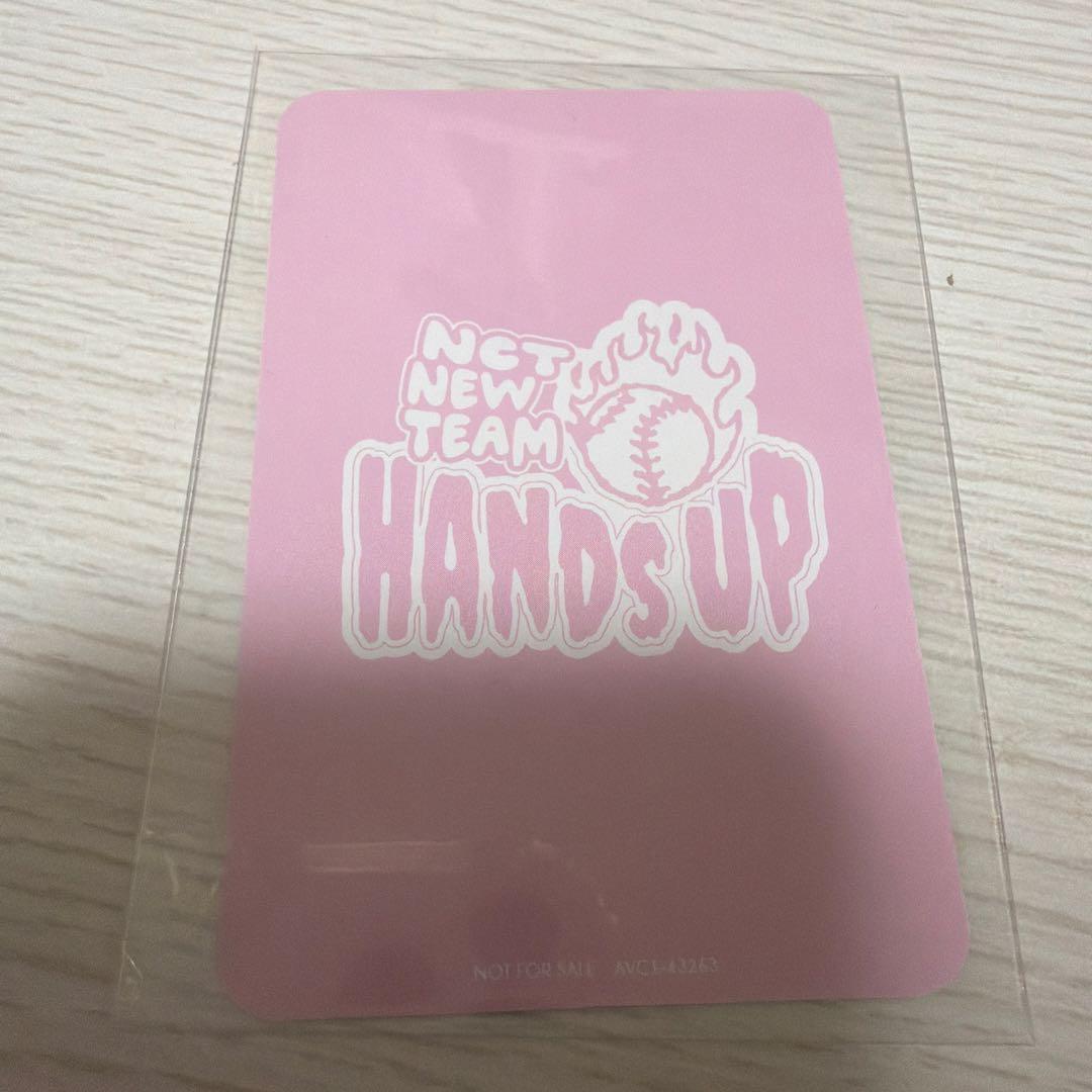NCT WISH NEW TEAM リク トレカ　Hands up Ver.B