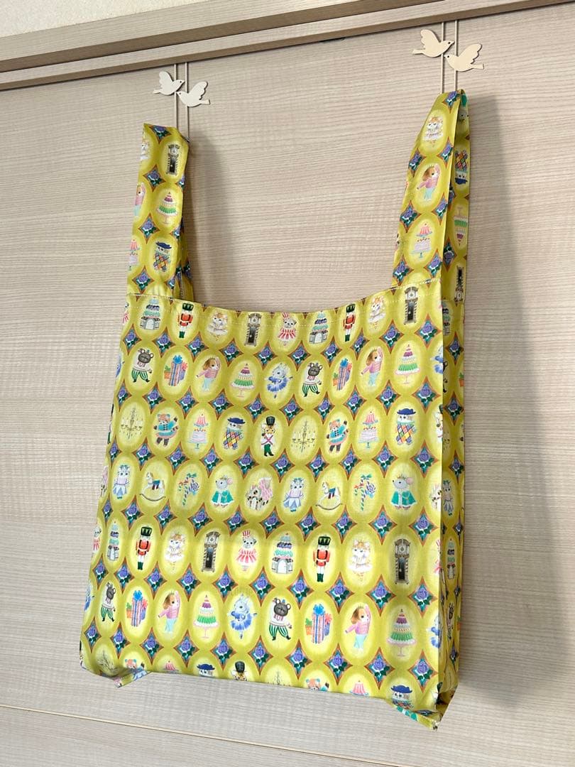 さくら⭐️☆22fabric生地使用☆レジ袋型マイバッグ
