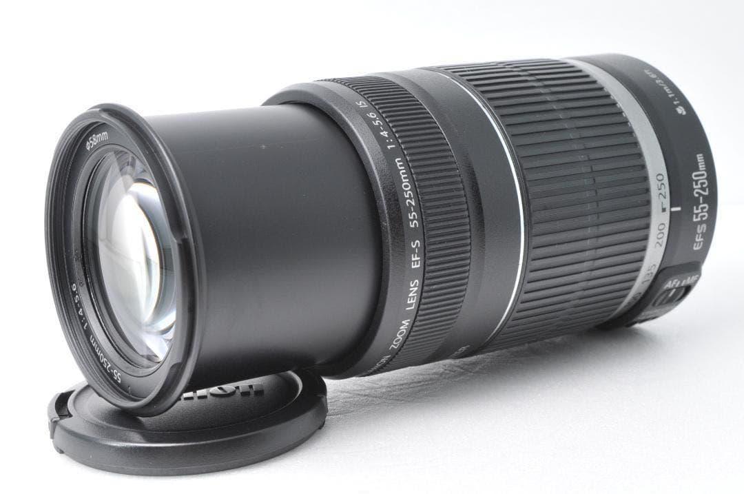 望遠レンズ❣️Canon EF-S 55-250mm IS⭐️手ぶれ補正 キヤノン