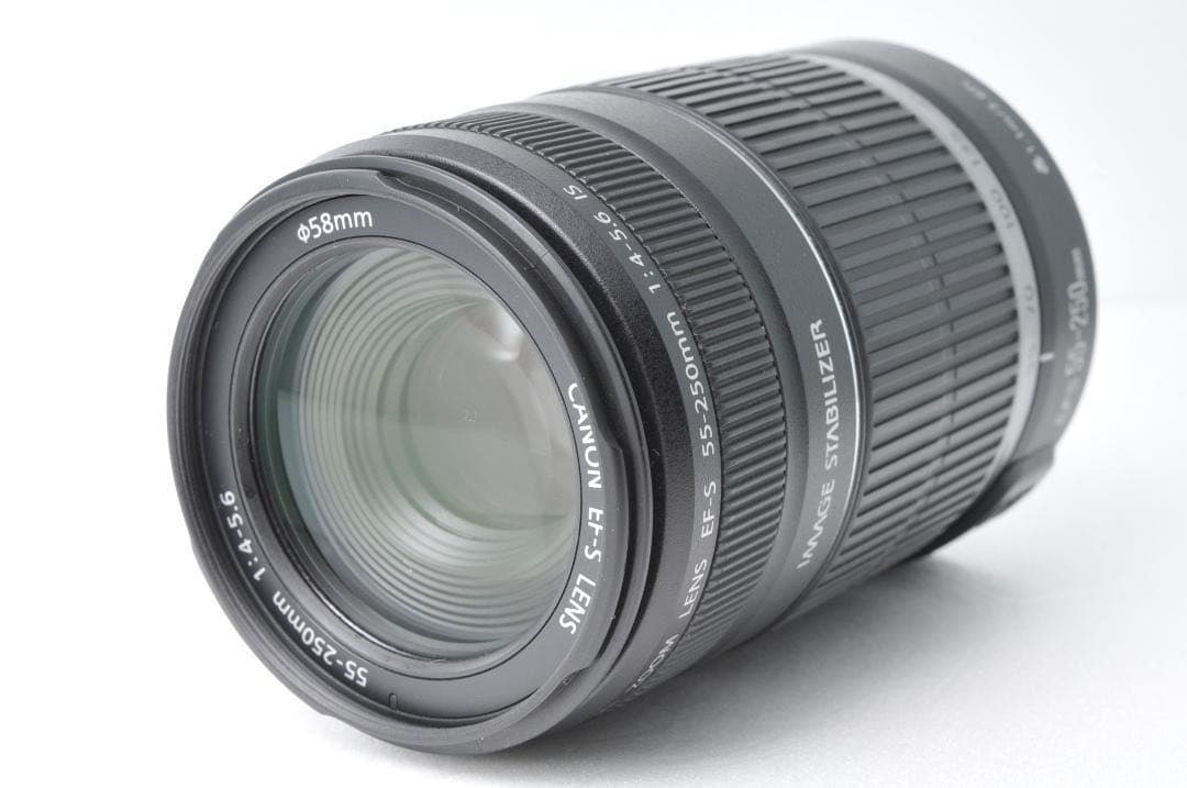 望遠レンズ❣️Canon EF-S 55-250mm IS⭐️手ぶれ補正 キヤノン