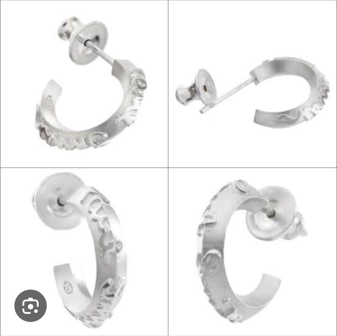 Paul Smith Cropped Logo シングルピアスシルバー2点セット