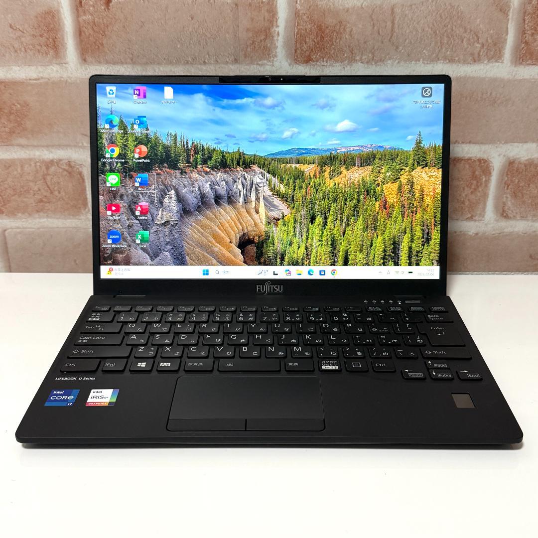 ★バッテリー良好★ 超軽量845g 第11世代Corei7 富士通 H53