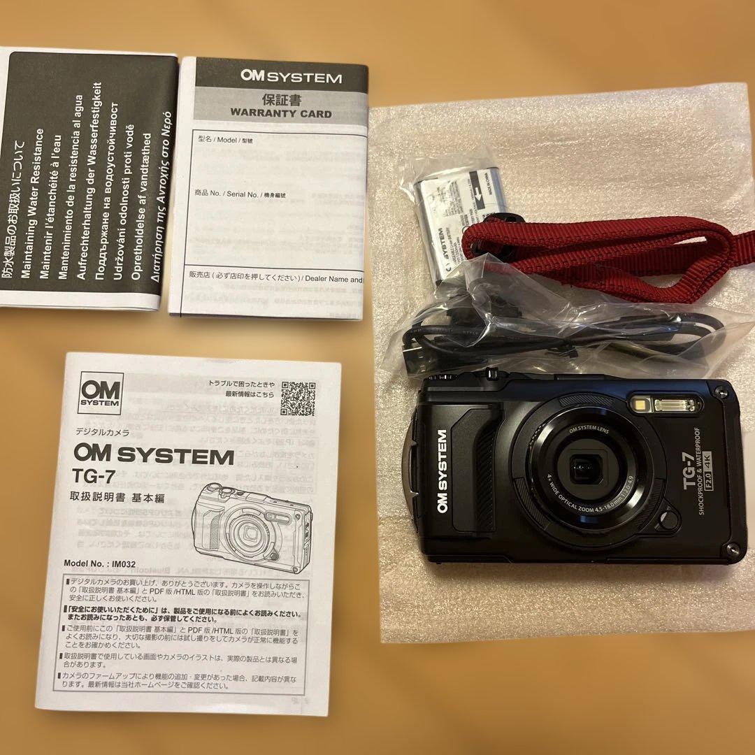 美品　OM SYSTEM TG-7
