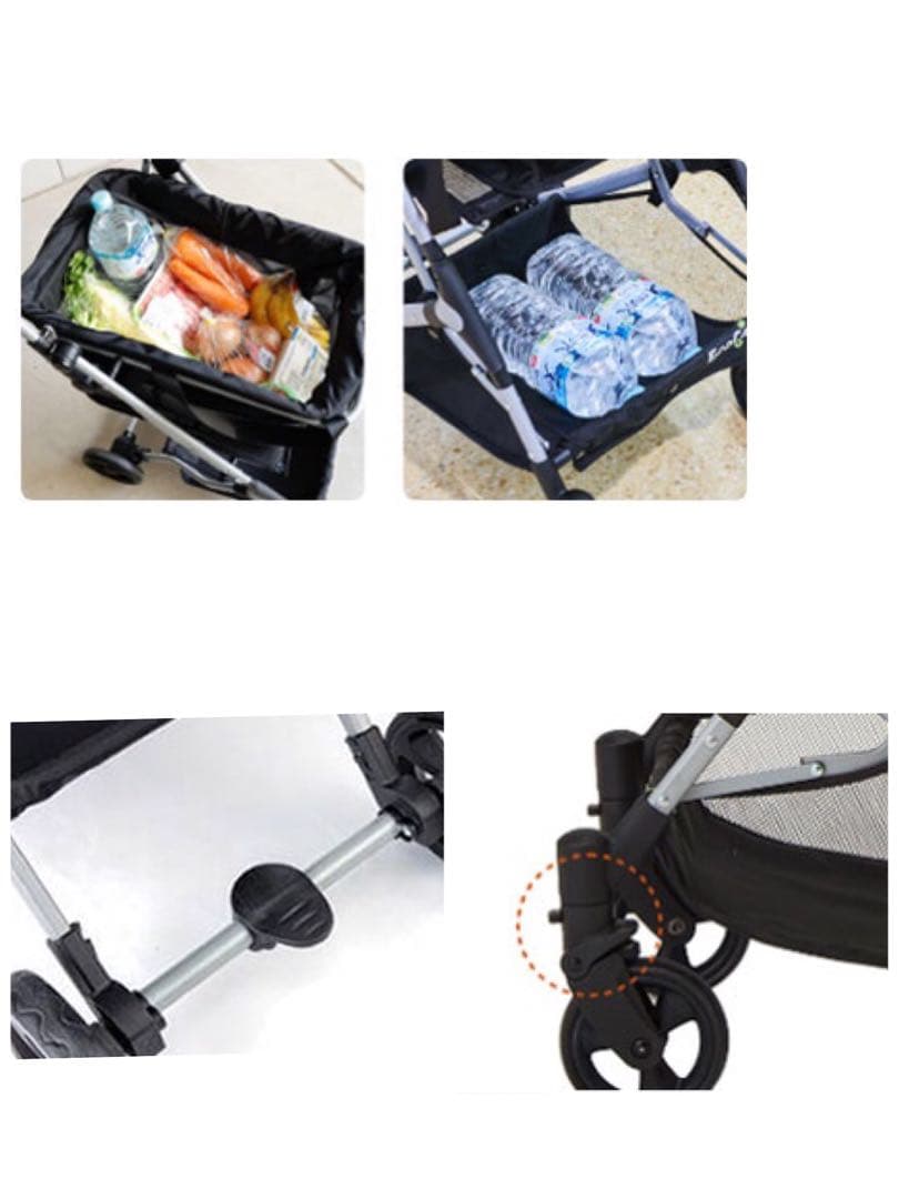 【超便利】⭐︎エコカ　ショッピングカート　折りたたみ　買い物カート⭐︎