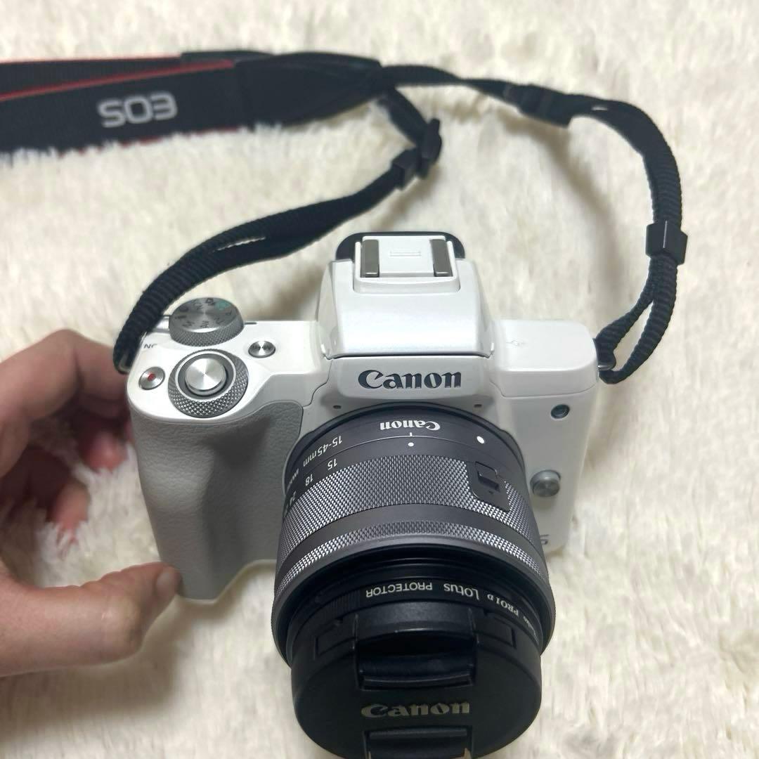 動作確認済 Canon EOS kiss Mミラーレスカメラ ダブルレンズキット