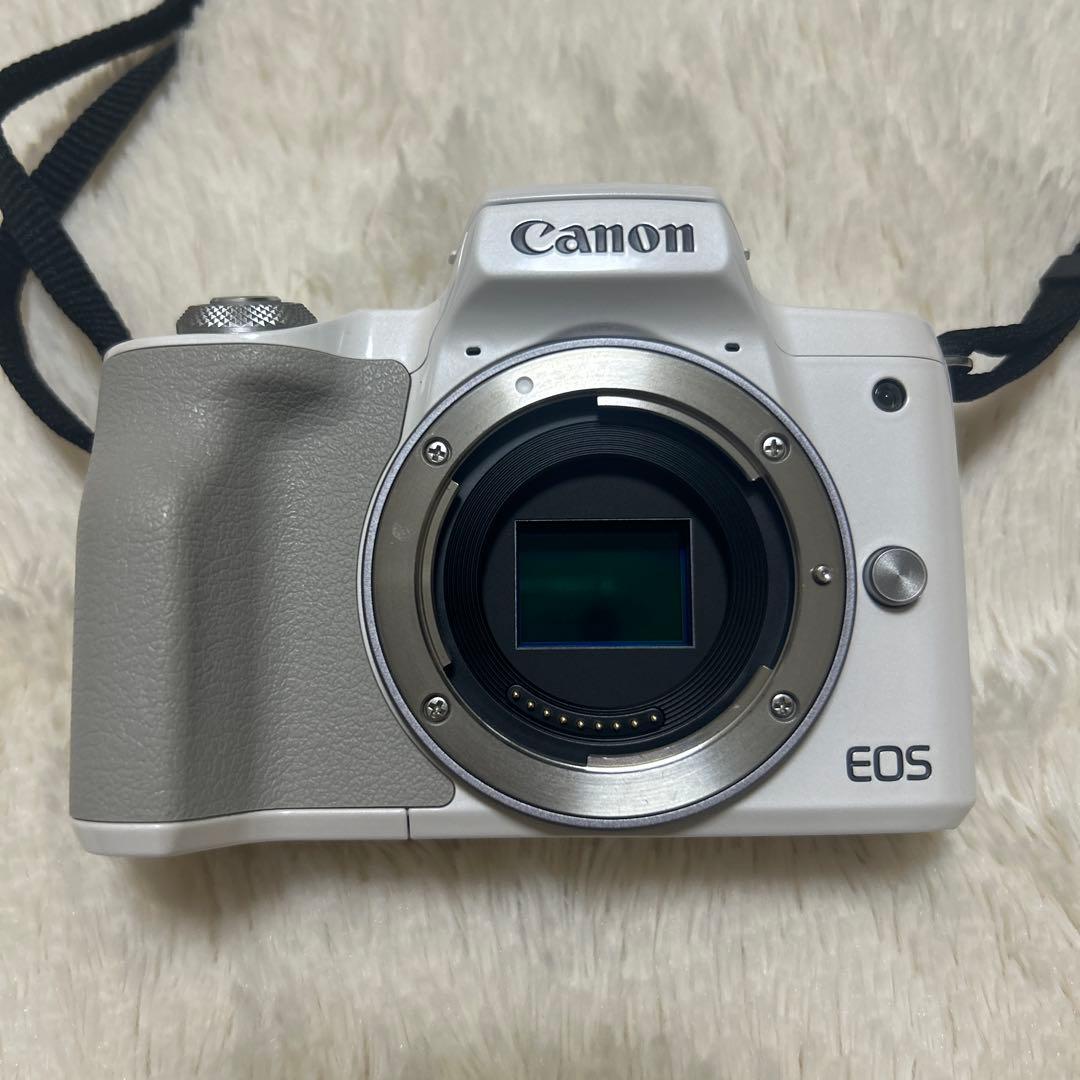 動作確認済 Canon EOS kiss Mミラーレスカメラ ダブルレンズキット