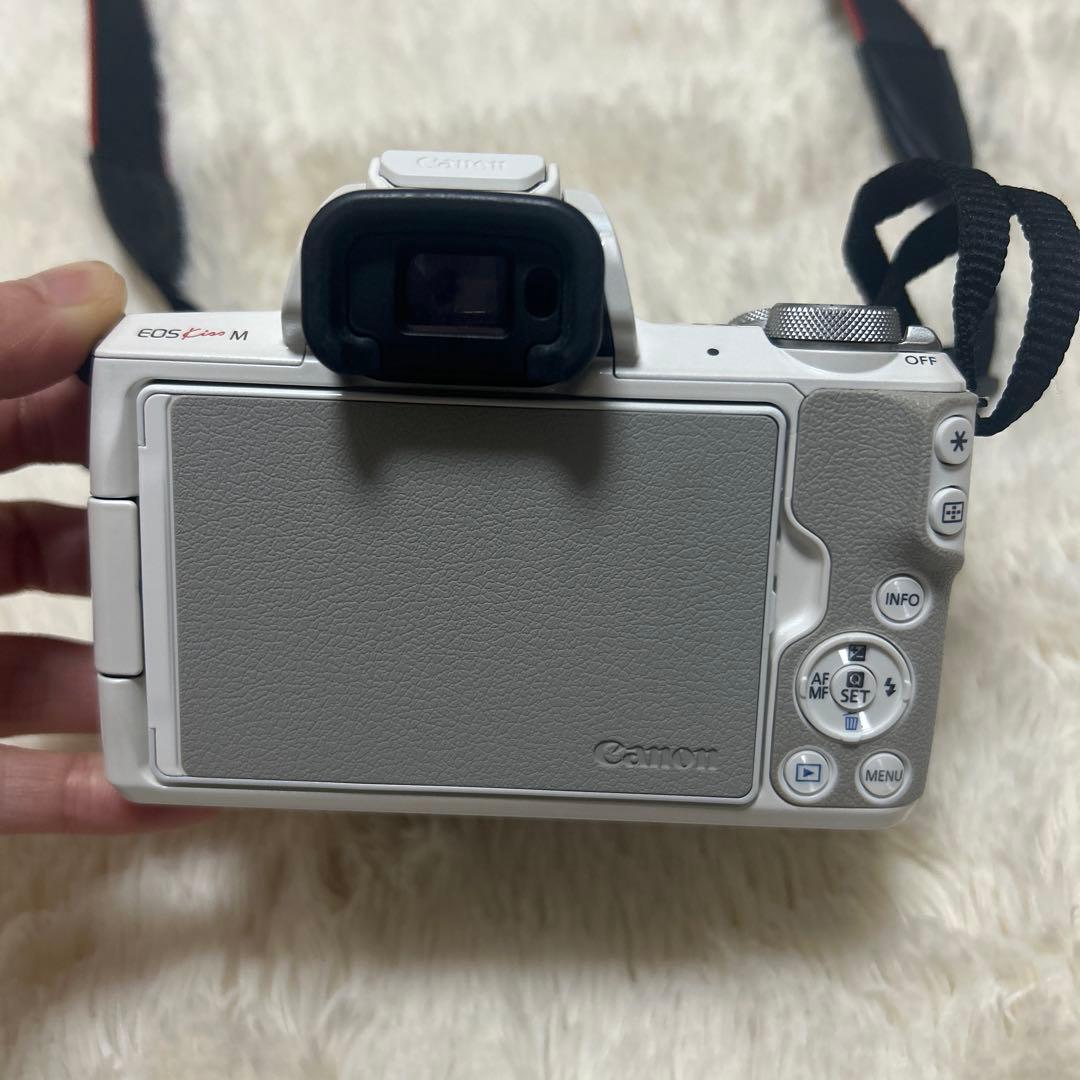 動作確認済 Canon EOS kiss Mミラーレスカメラ ダブルレンズキット