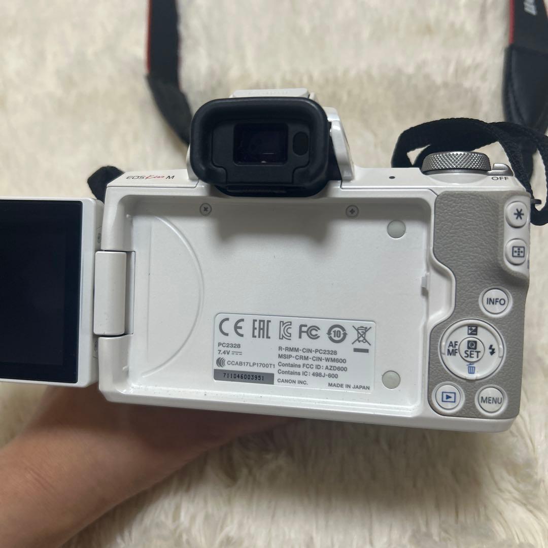 動作確認済 Canon EOS kiss Mミラーレスカメラ ダブルレンズキット