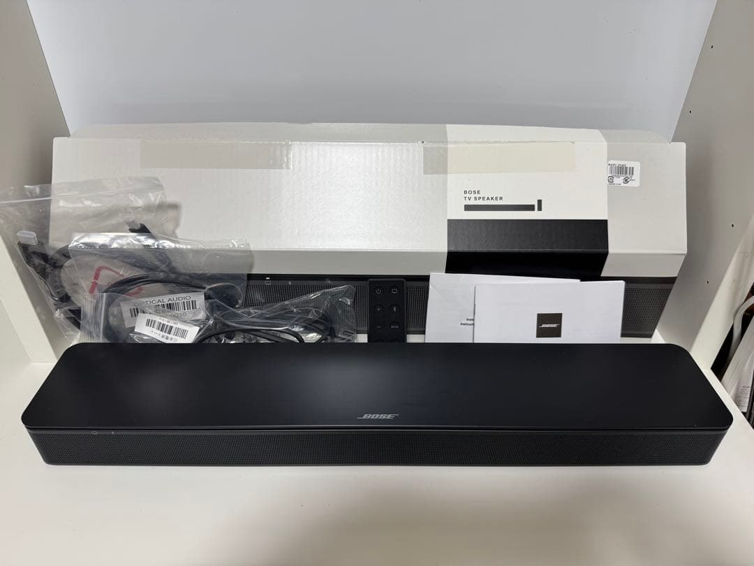 【ほぼ未使用】Bose TV Speaker サウンドバー ブラック