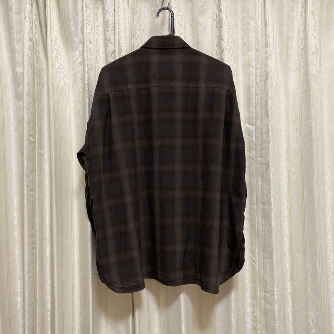 stein オンブレチェックシャツ