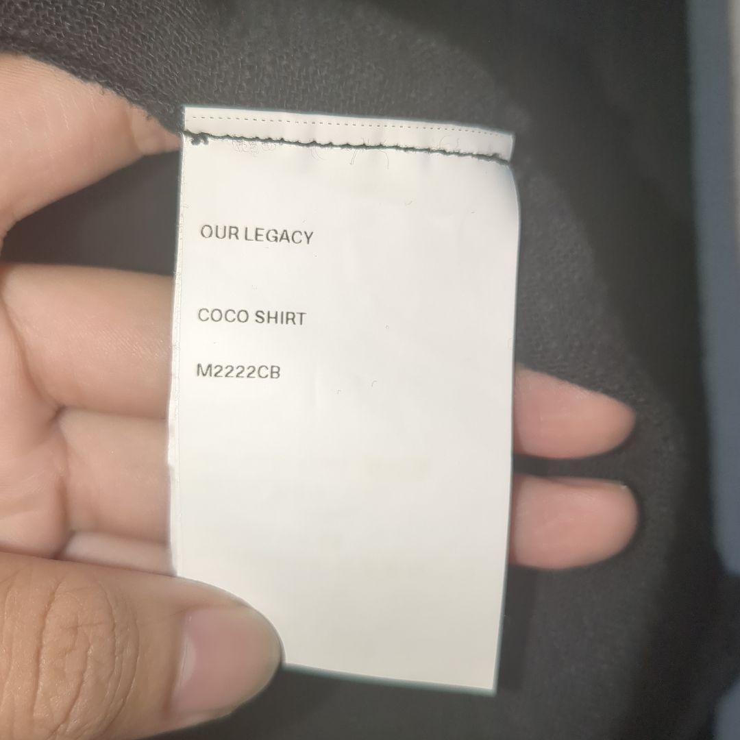 【OUR LEGACY】COCO SHIRT BLACK