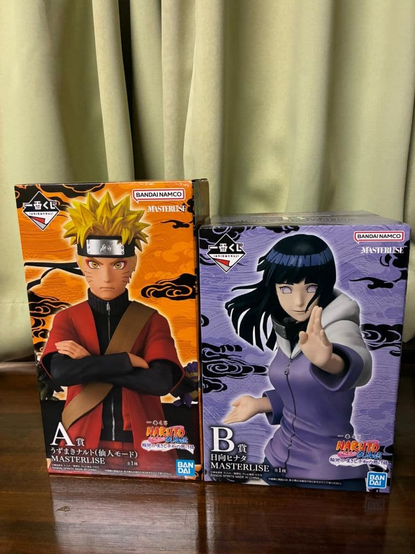 一番くじ NARUTO A賞、B賞、F賞 MASTERLISE フィギュアセット