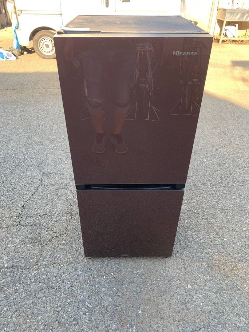 ♻️送料設置無料　Hisense 2ドア冷凍冷蔵庫　HR-G13A-BR