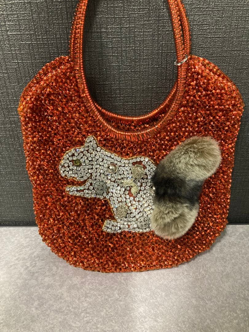 アンテプリマ ワイヤーバッグ　りす