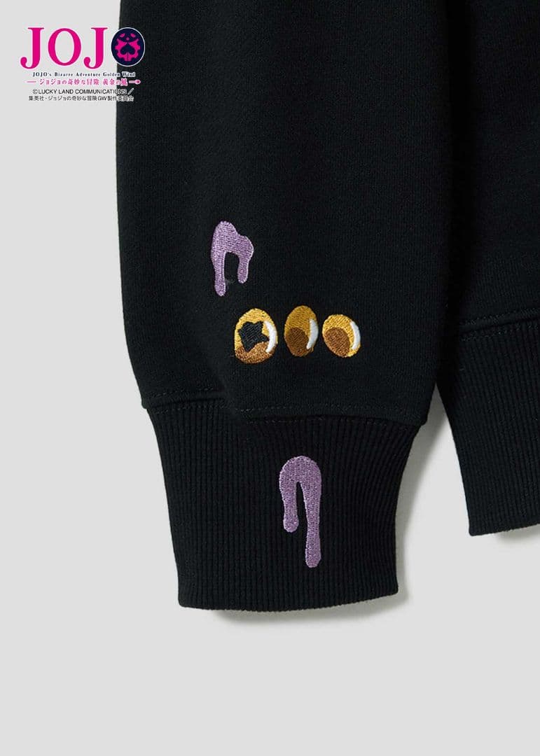 グラニフ　ジョジョ５部護衛チーム　裏毛ジップパーカー　Мサイズ