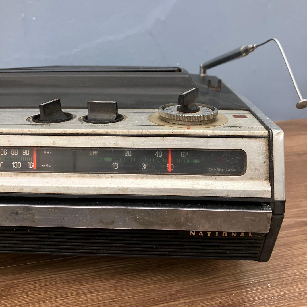 C-5 ジャンク品 希少 当時物 ナショナル トランジスタ テレビ ポータブル