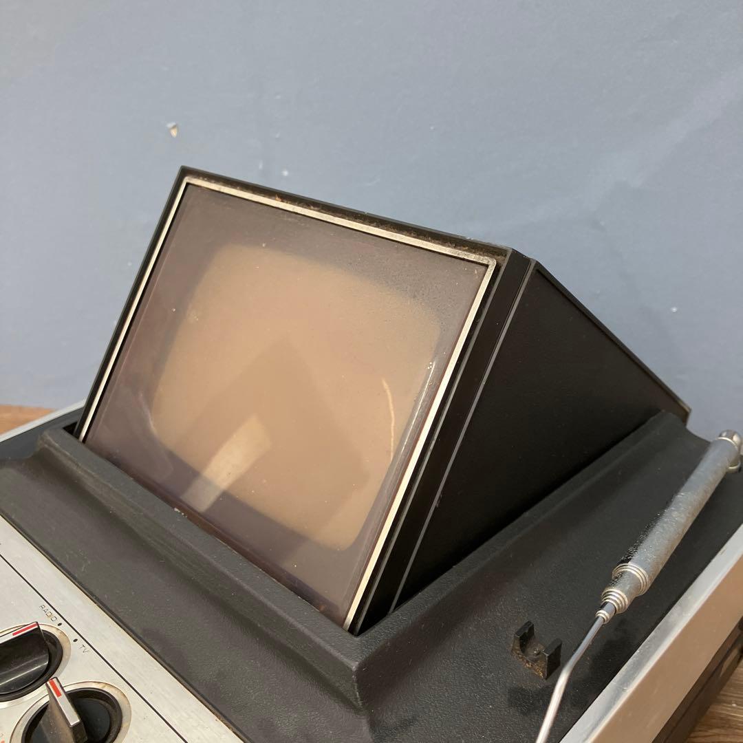 C-5 ジャンク品 希少 当時物 ナショナル トランジスタ テレビ ポータブル