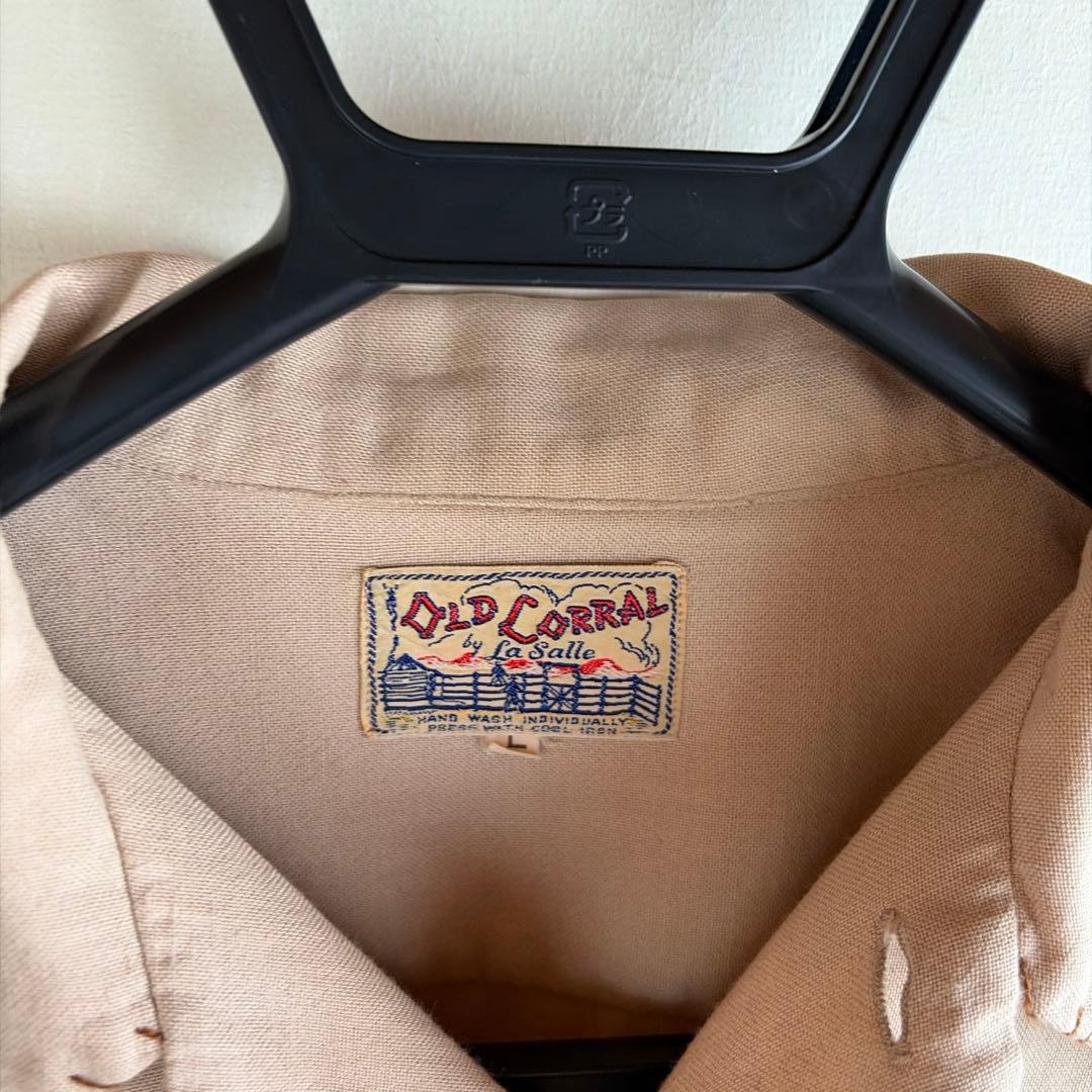 レーヨンシャツ　OLD CORRAL 40s ビンテージ