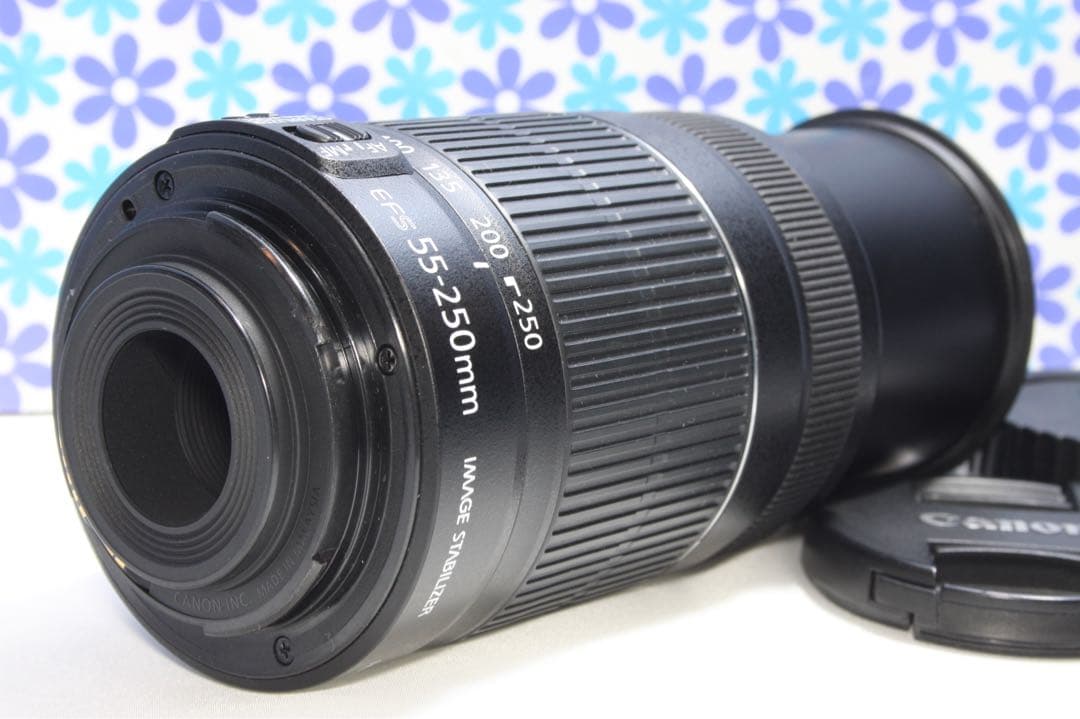 超望遠レンズ❤️Canon EF-S 55-250mm IS II❤️手振れ補正❤️
