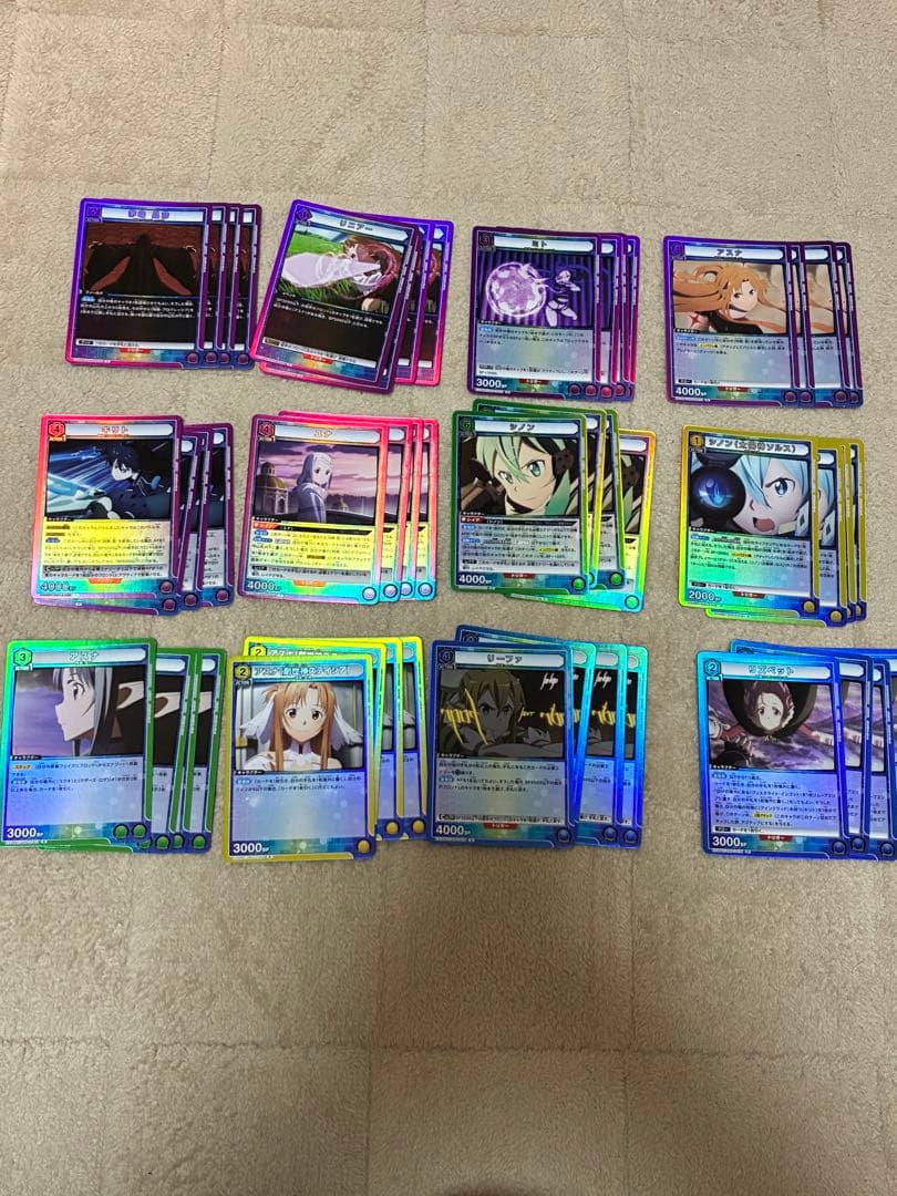 ユニオンアリーナSAO2 全色SR以下4コン