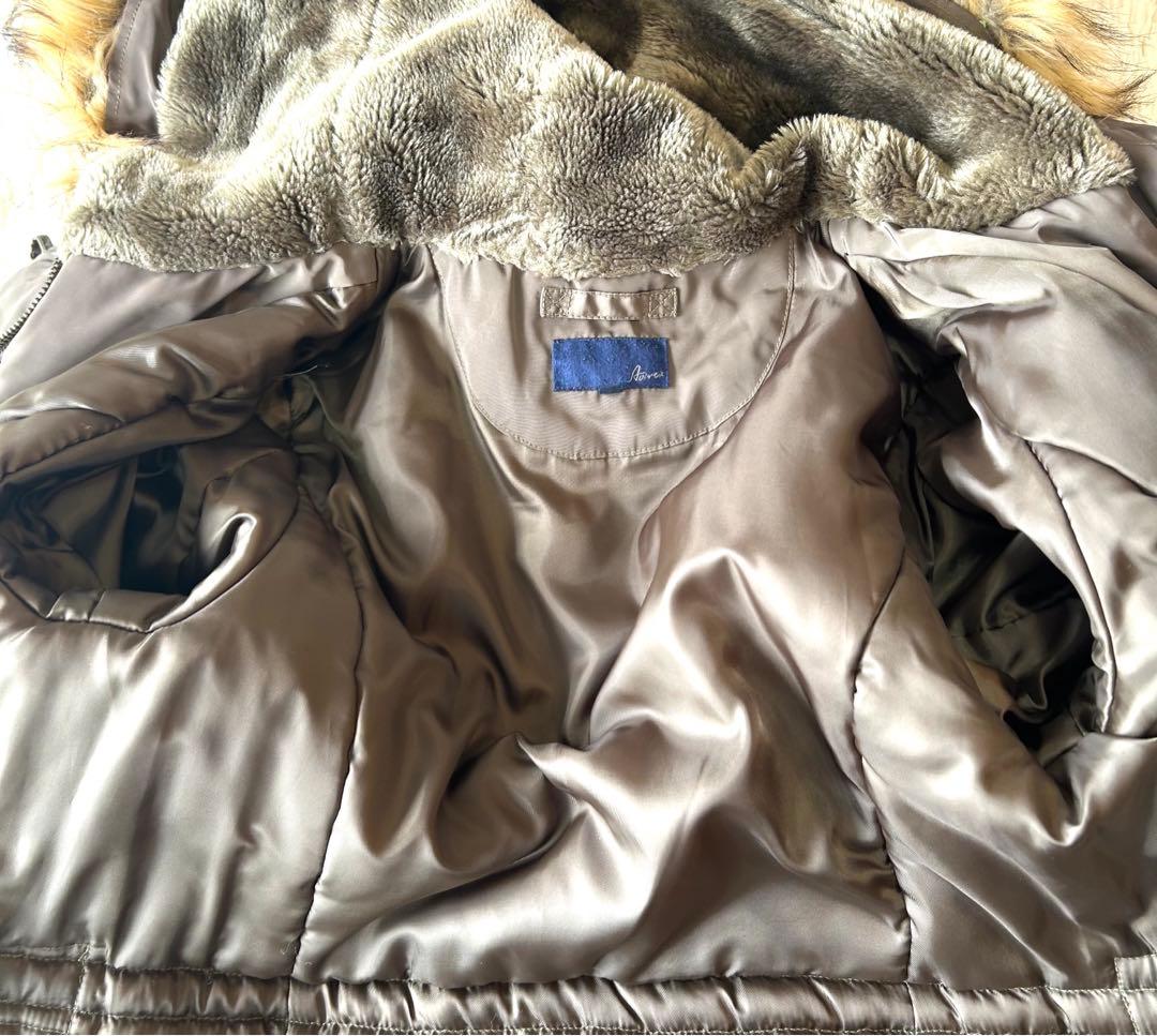 美品　AVIREX アヴィレックス N-3Bミリタリーモッズコート ファー　L