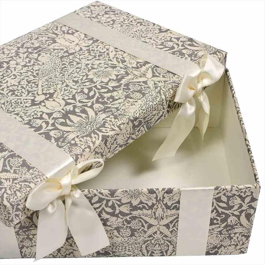 新品最終お値下げJennifer Taylorボックス3ヶセットいちご泥棒グレー