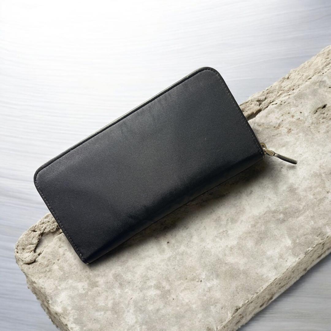 【美品】男女兼用 PRADA ナイロン長財布 ブラック
