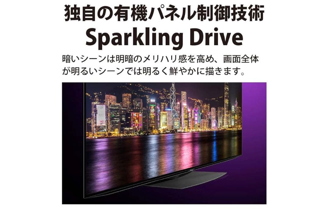 SHARP 55インチ 有機ELテレビ 4T-C55CQ1（2021年式）