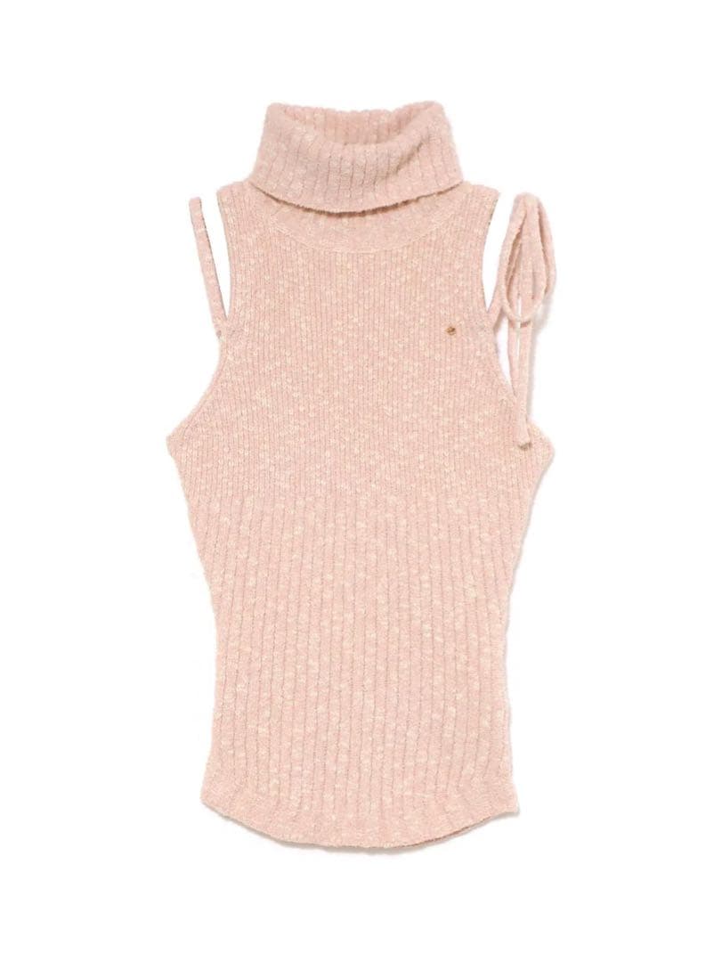 トップス Rumi knit tank pink andmary