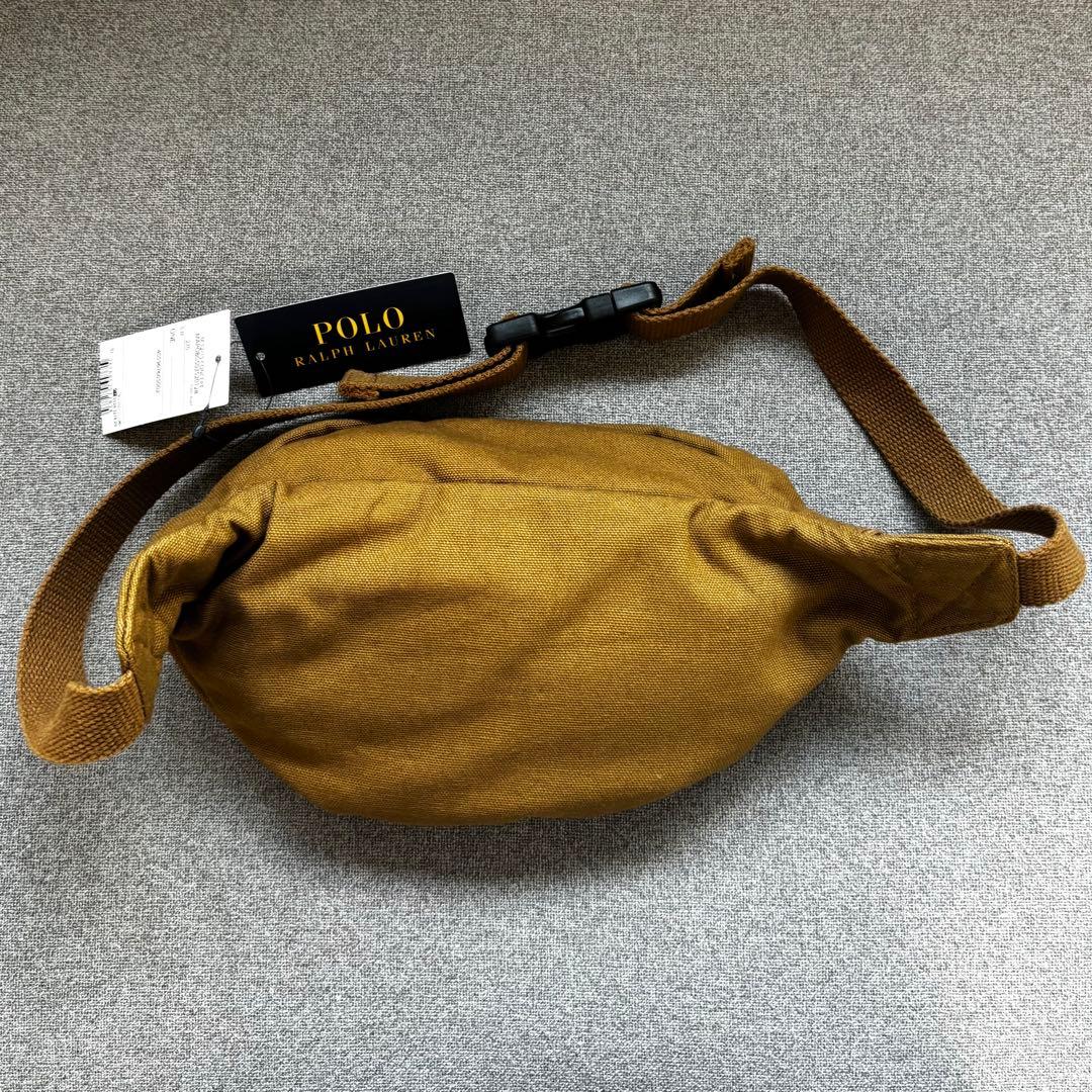 【新品未使用✨】タグ付　ポロラルフローレン キャンバスウエストバッグ