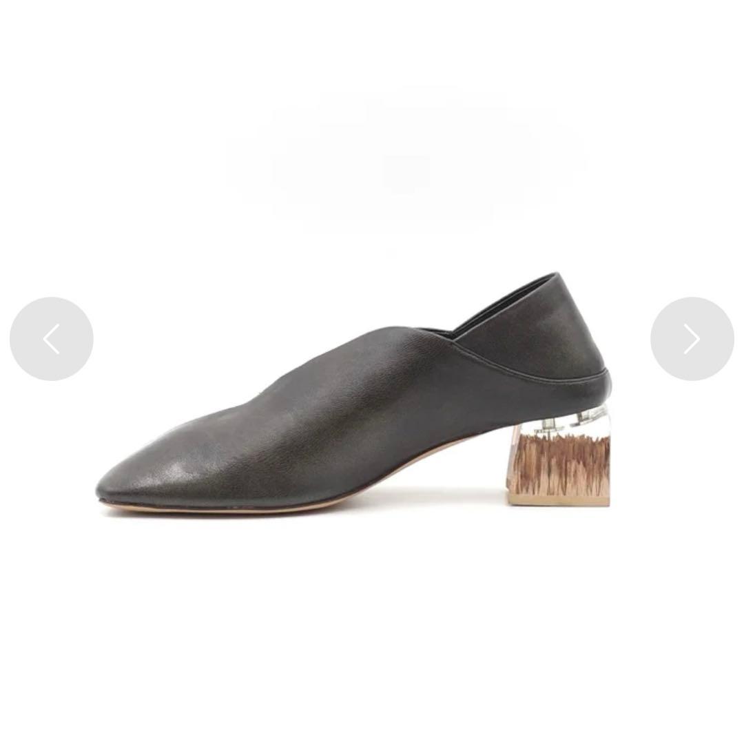 靴 ALM. ERIN OBJETHEEL PUMPS size36