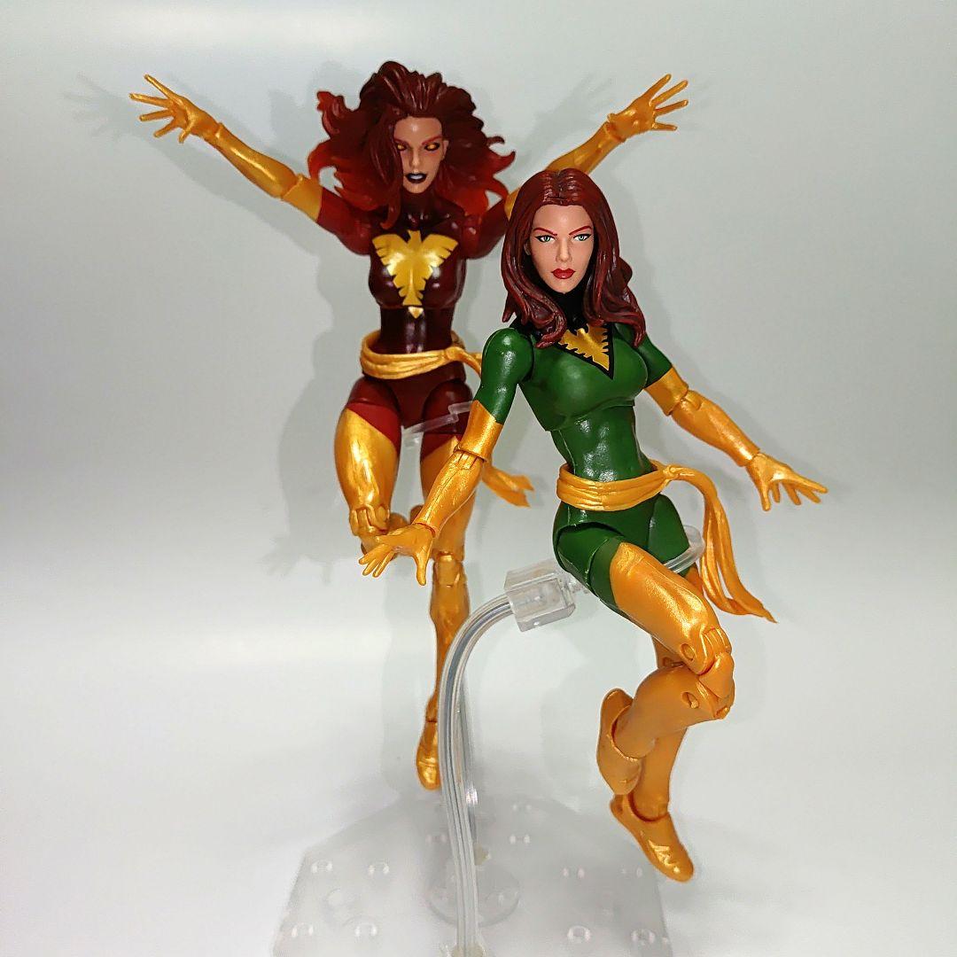 マーベルレジェンド フェニックス赤＆緑セット ジーン・グレイヘッド X-MEN