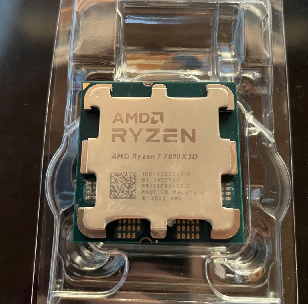 AMD Ryzen 7 7800X3D 7000シリーズ CPU