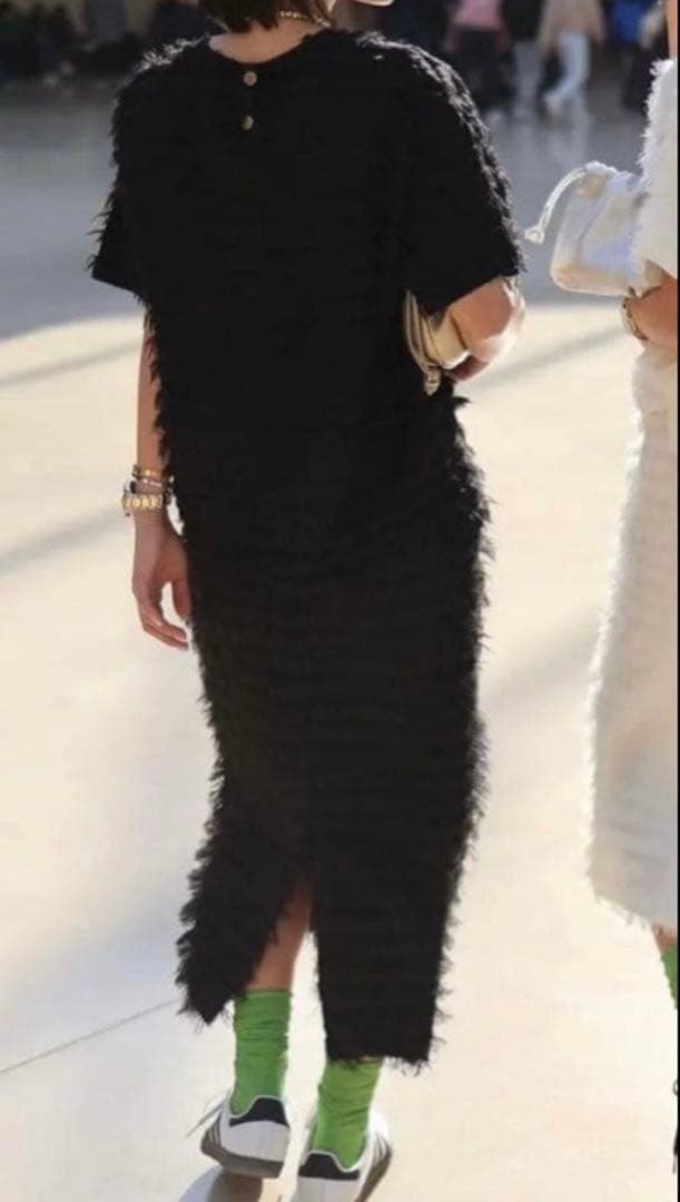 gypsohila フェザースカート　ジプソフィア　 ブラック　　38サイズ