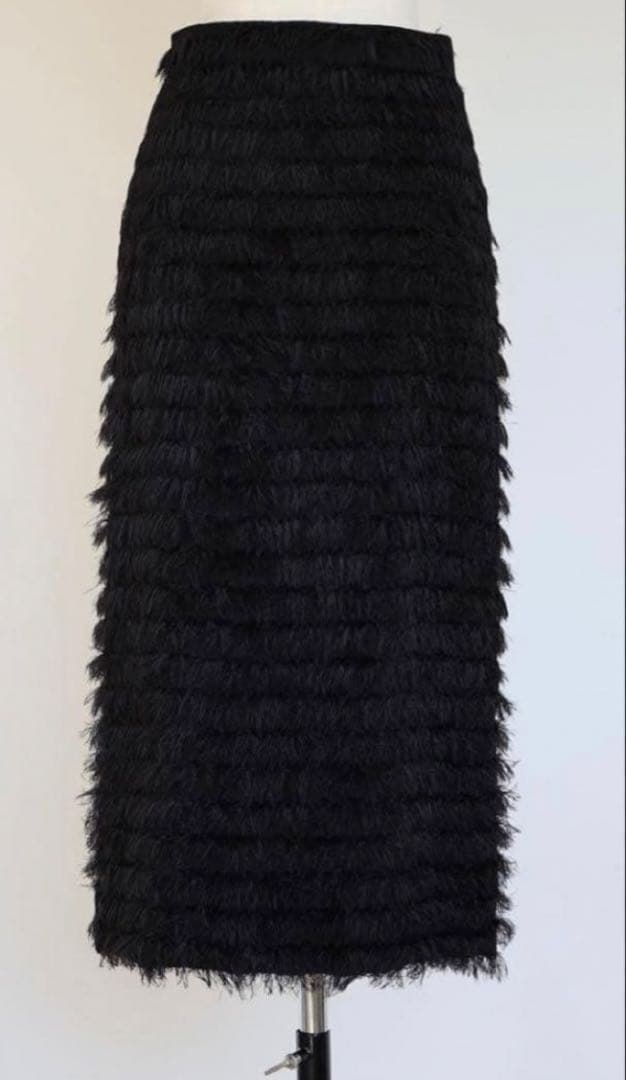 gypsohila フェザースカート　ジプソフィア　 ブラック　　38サイズ