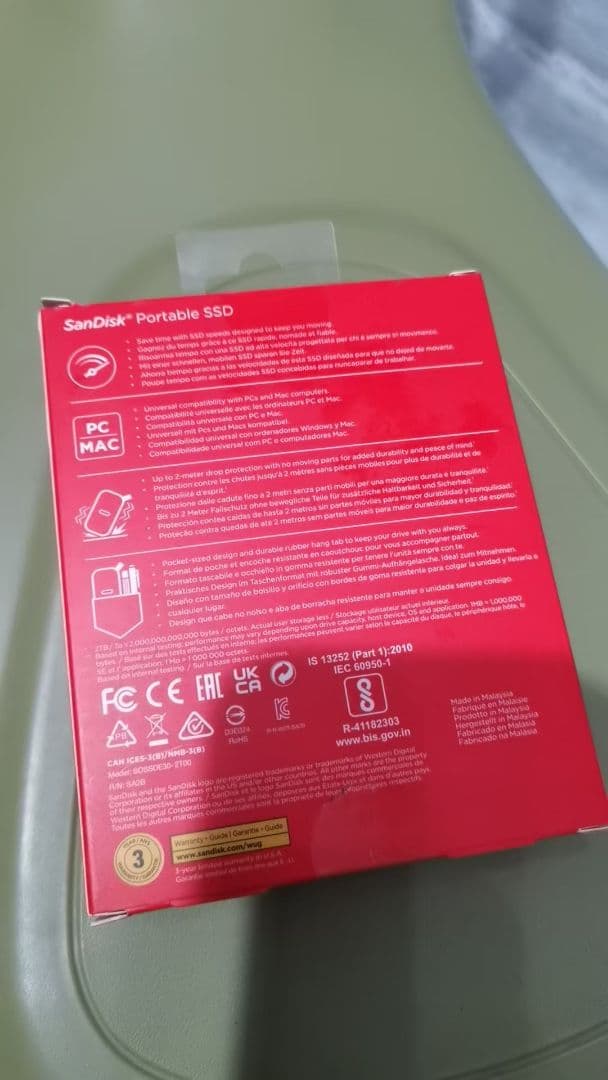 SanDisk Portable SSD 2TB 新品・未開封